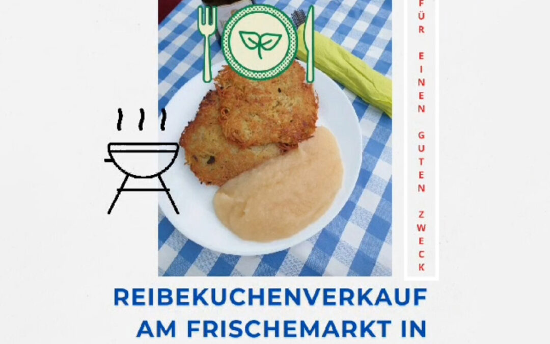 Reibekuchenverkauf am Frischemarkt