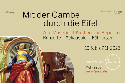 Außergewöhnliche Veranstaltungsreihe am 14.06. Alte Kirche Wiesbaum & am 13.07. Erlöserkapelle Mirbach
