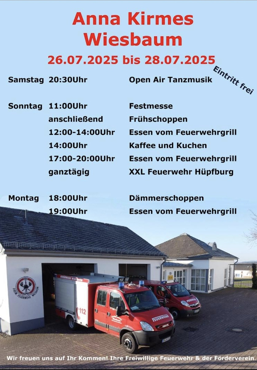 Flyer Anna Kirmes 2025