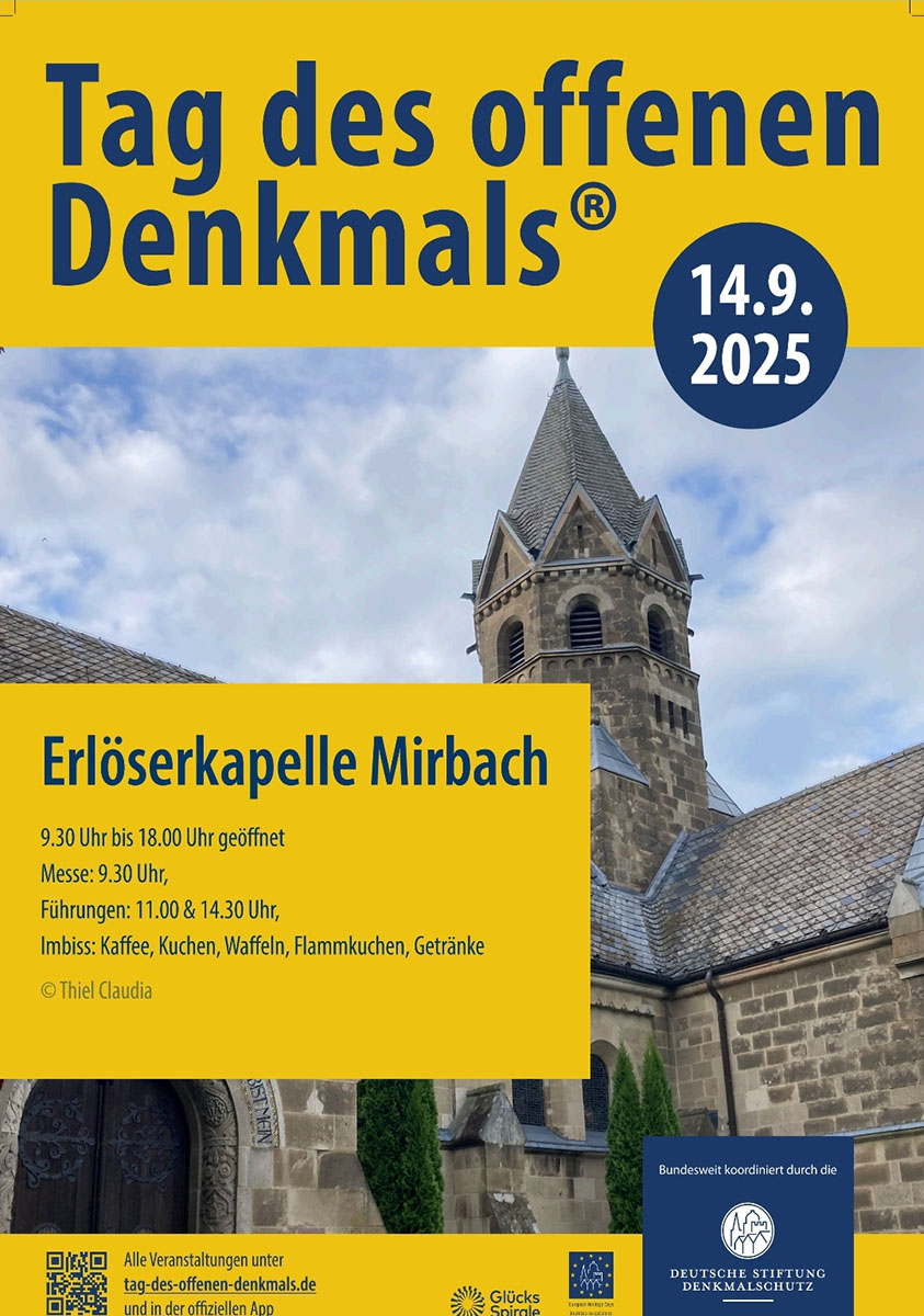 Flyer Mirbach Tag Des Offenen Denkmals