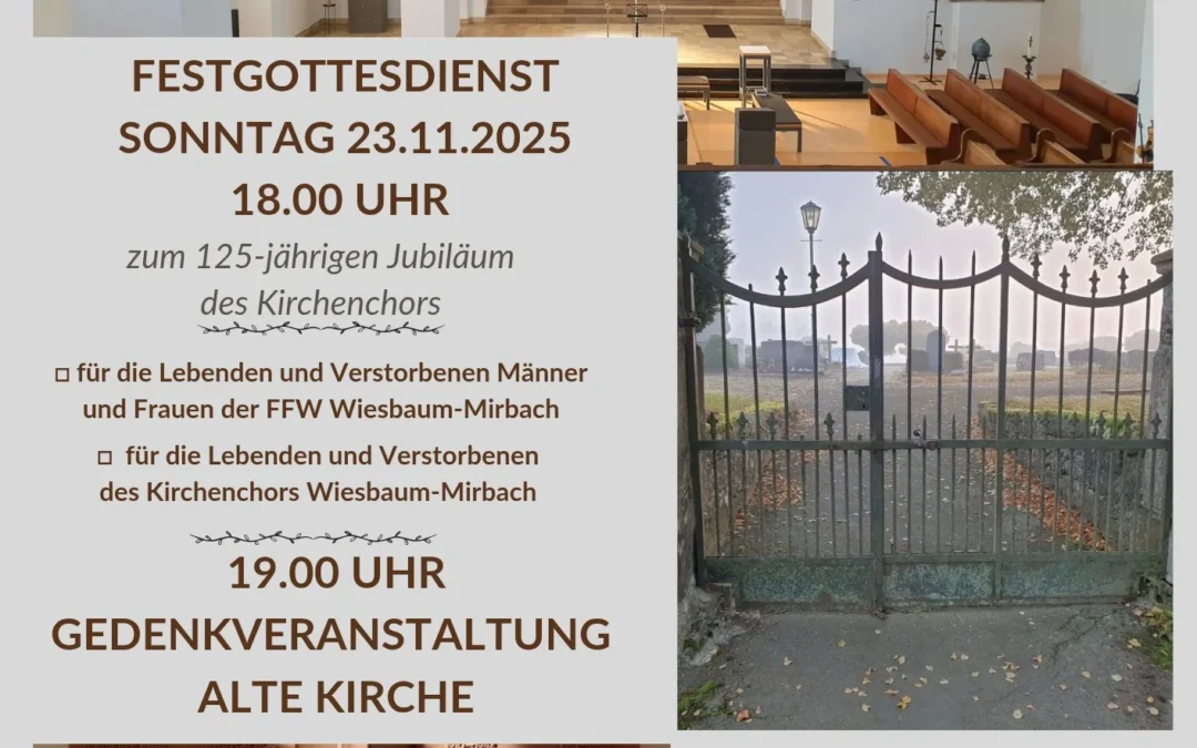 125 Jahre Kirchenchor Mit Gedenkveranstaltung