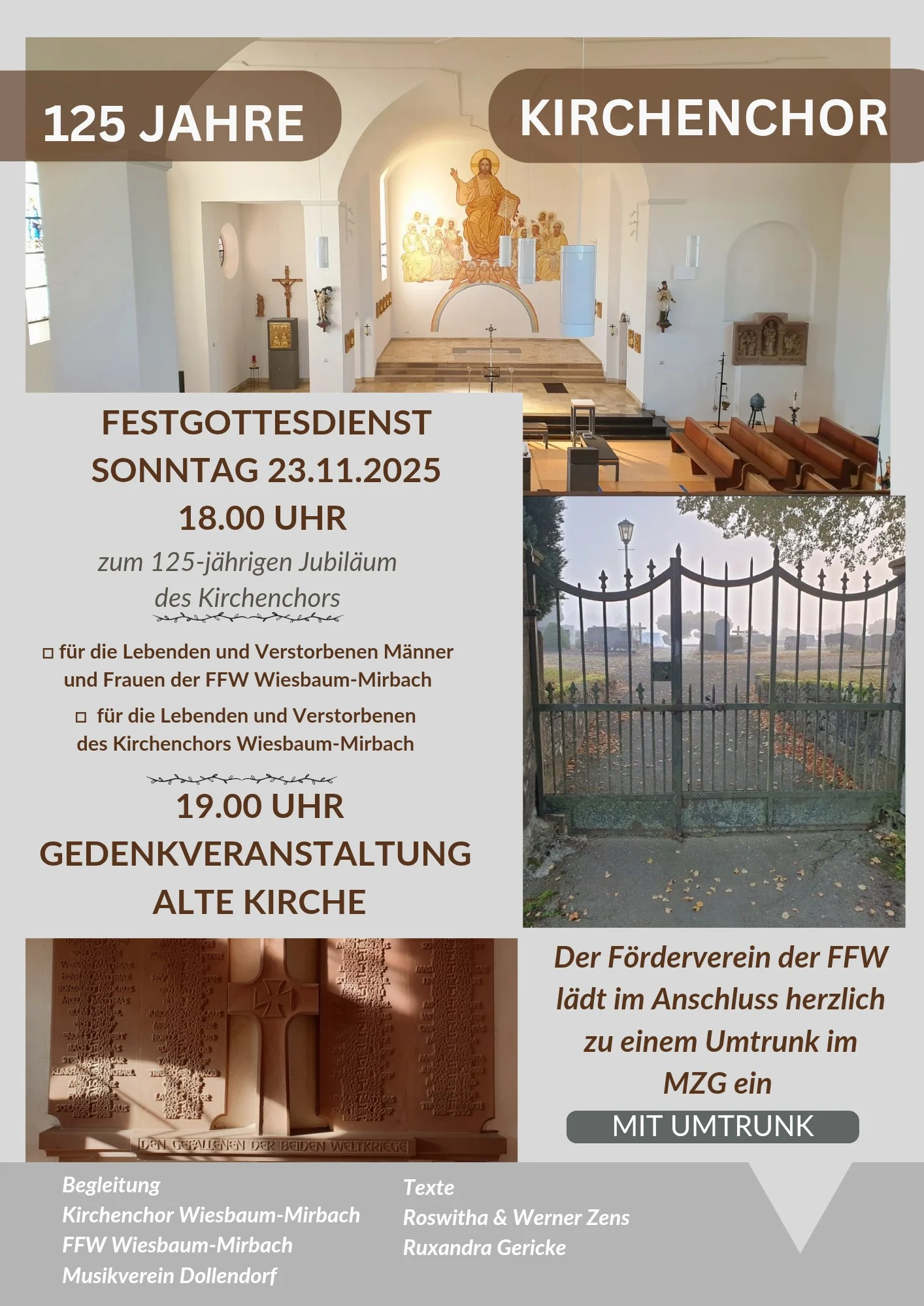 125 Jahre Kirchenchor Mit Gedenkveranstaltung