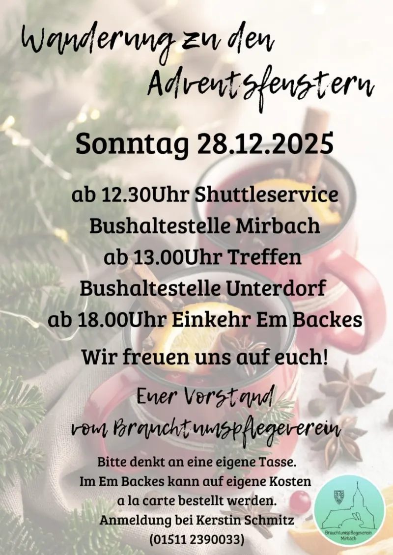 Adventsfensterwanderung 2025