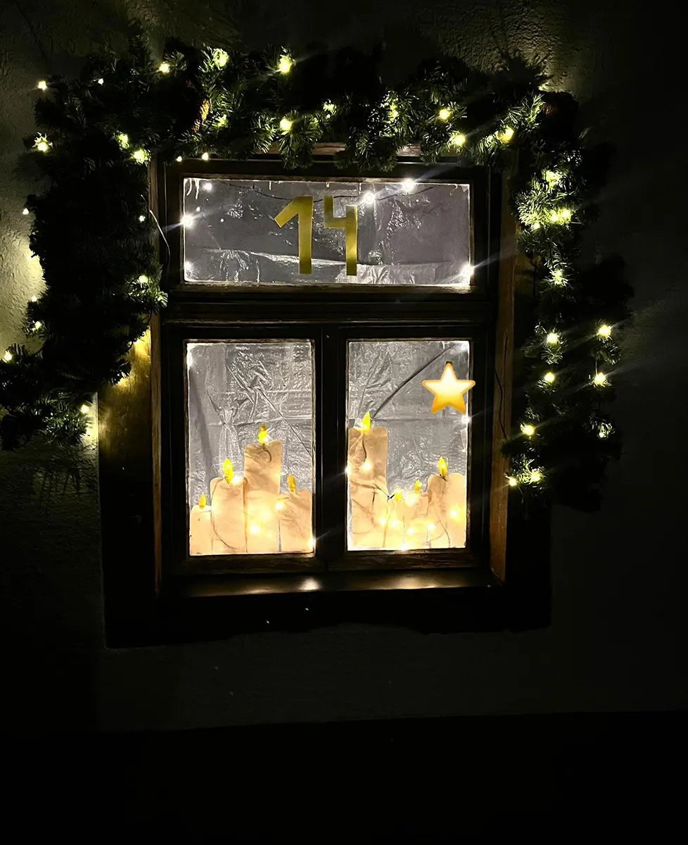 Adventsfenster Nr. 14