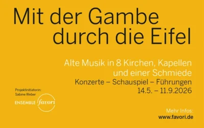 Mit der Gambe durch die Eifel – auch in Mirbach