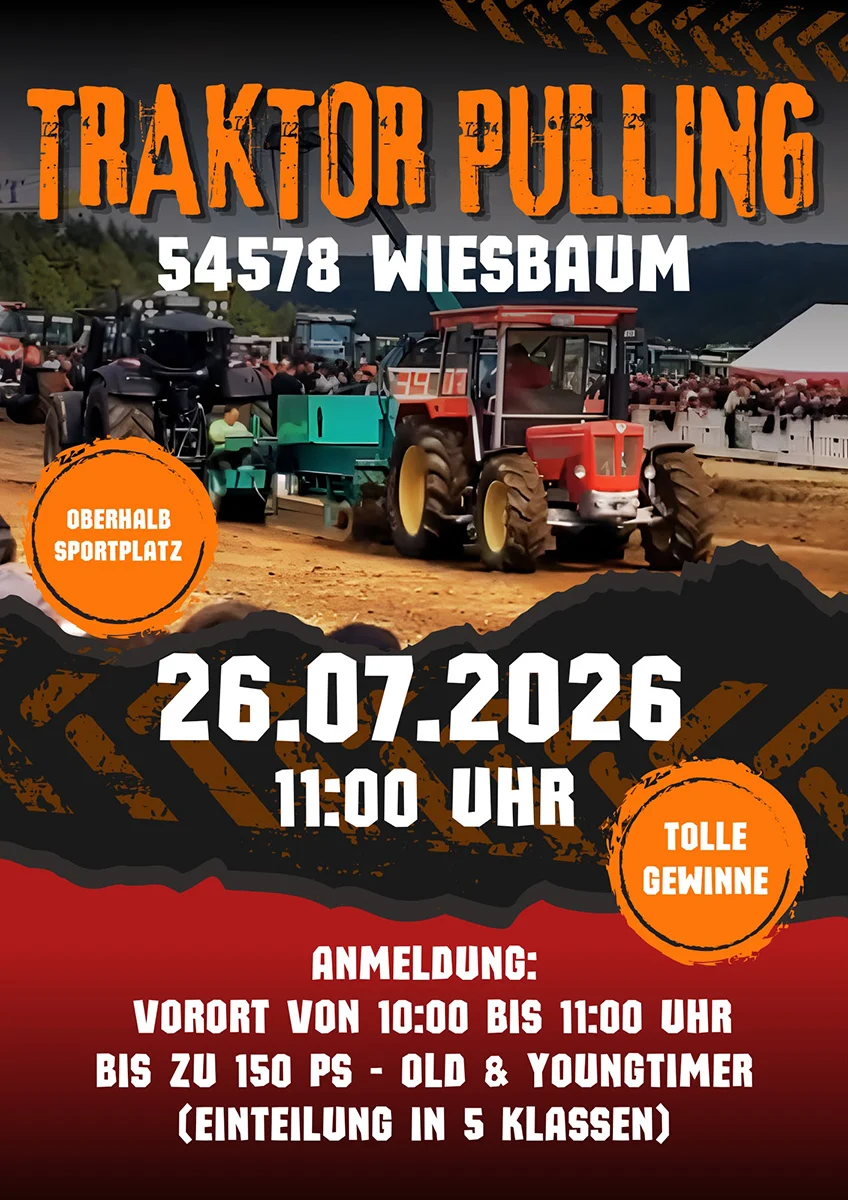 Traktor Pulling in Wiesbaum