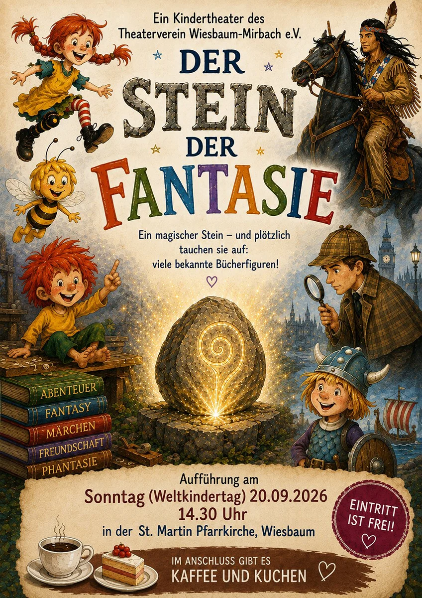 Flyer Stein der Fantasie
