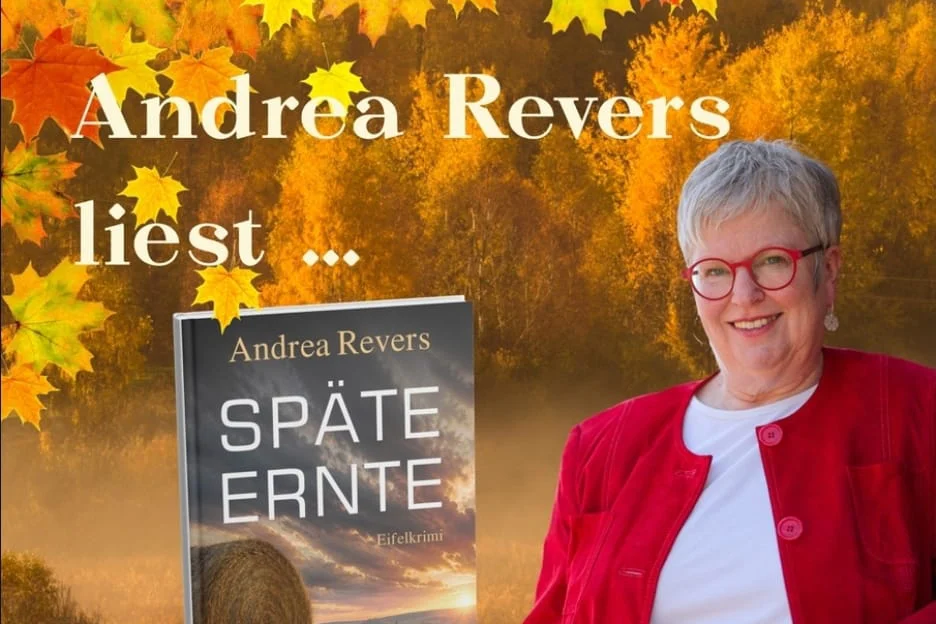 Andrea Revers liest aus „Späte Ernte“