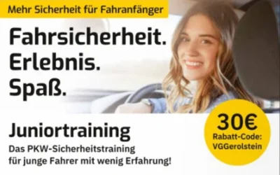 Fahrsicherheitstraining für junge Fahrer*innen